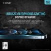 Extreme 7H Matte for iPhone 12 Flat LotusFX Oleophobic Coating
