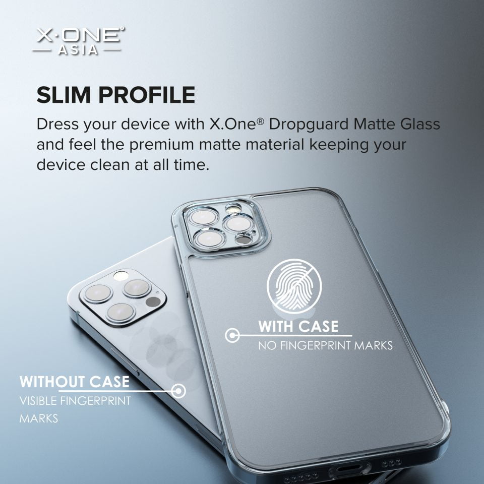XONE ASIA Feature Graphic – Dropguard Matte Glass_Slim Profile