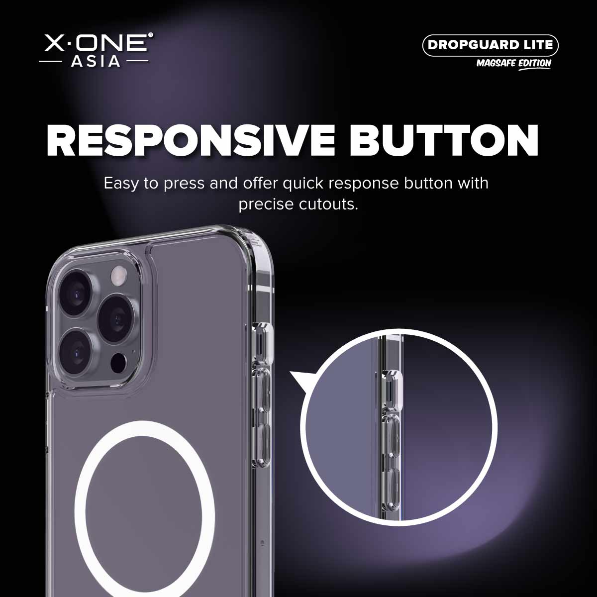 Dropguard Lite Magsafe Edition Purple iPhone 14 3