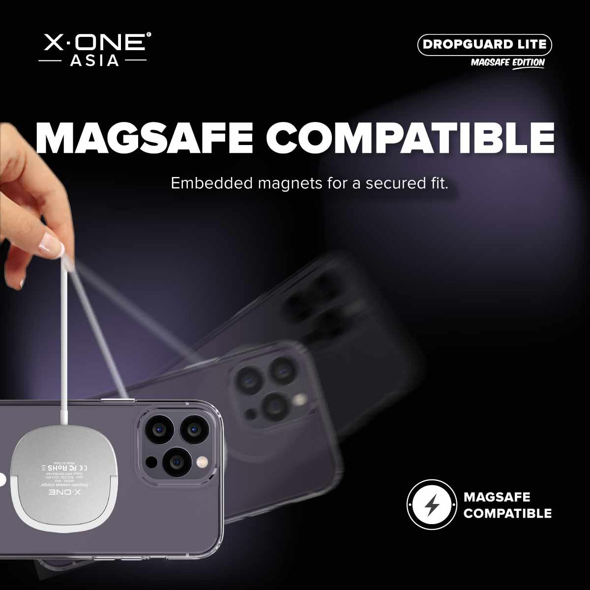 Dropguard Lite Magsafe Edition Purple iPhone 14 7