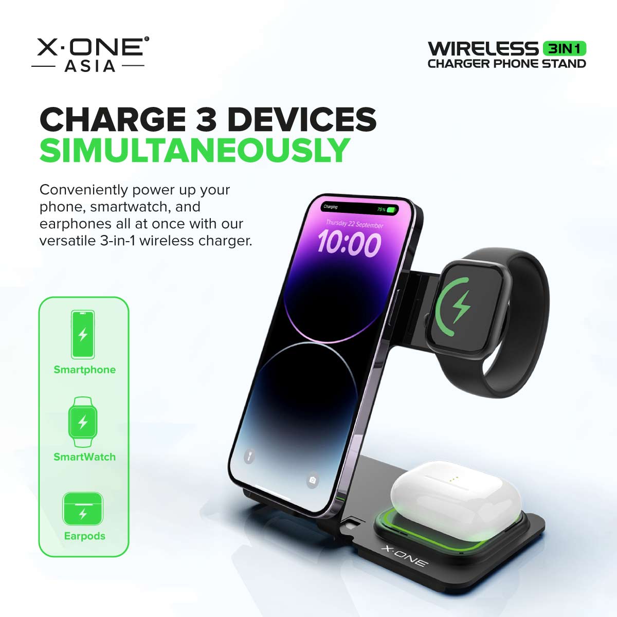 Feature Graphics for Wireless Charger Phone Stand 2