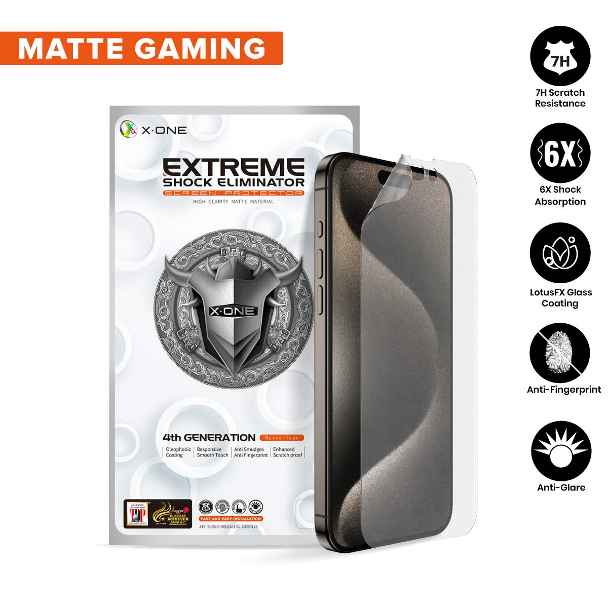 Extreme 7H Matte iPhone 15 Pro 1